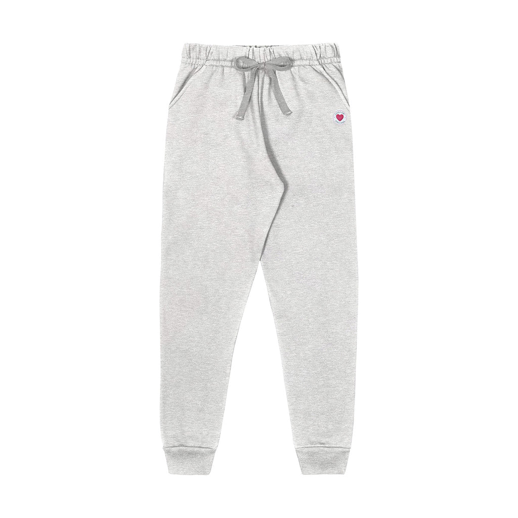 Calça Menina Moletom Peluciado Coração - Kiko e Kika