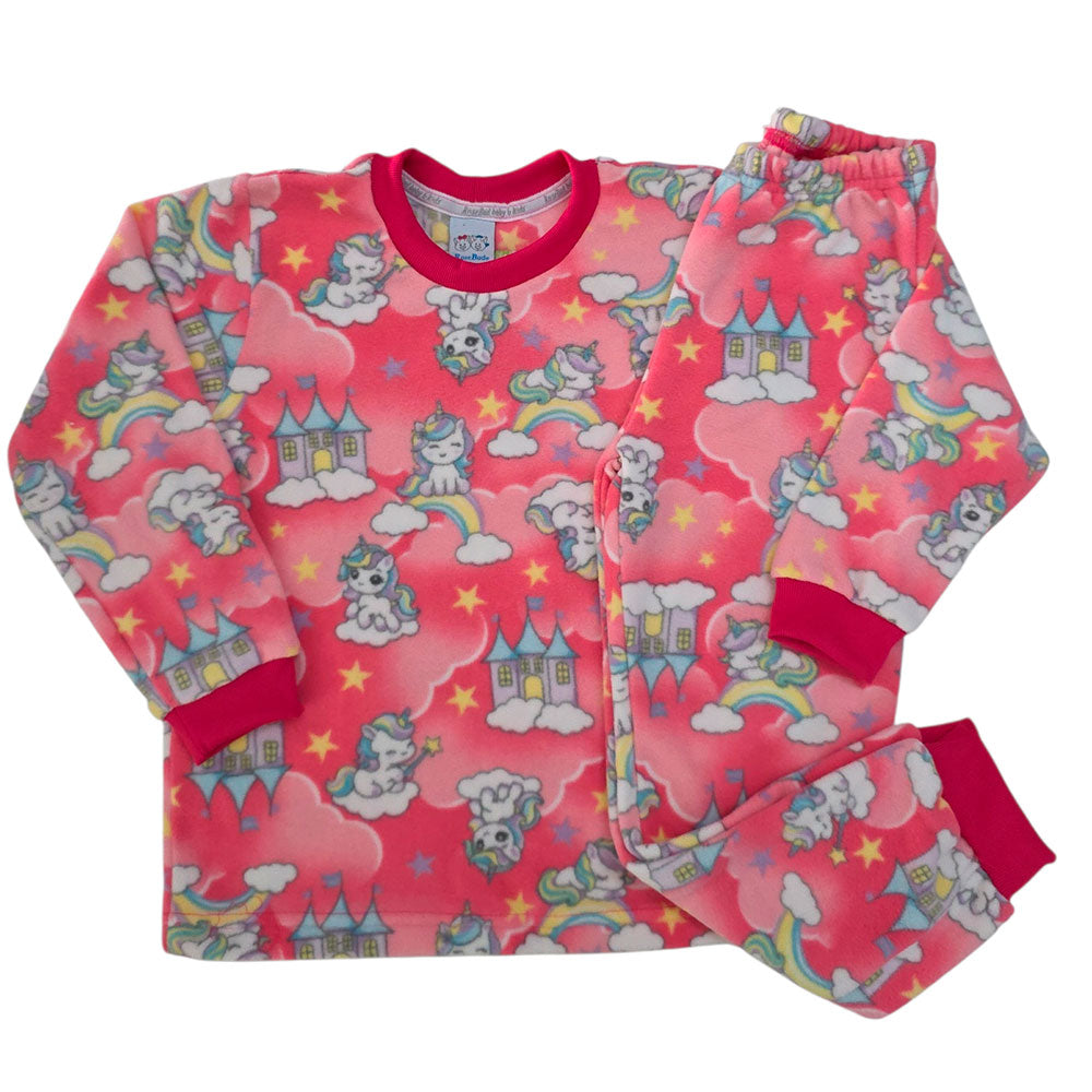 Conjunto Pijama Soft Infantil Menina Unicórnio - Rosebud