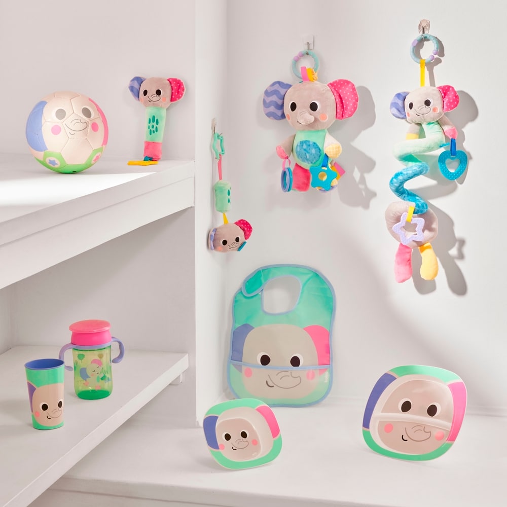 Babador Bebê Impermeável Para Alimentação Buba Zoo Elefante - Buba