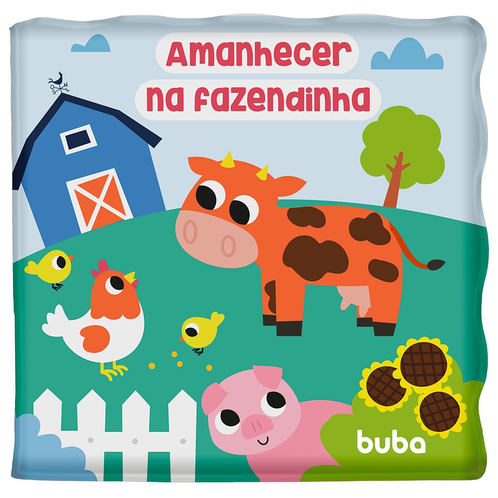 Livro de Banho Bebê Amanhecer na Fazenda - Buba