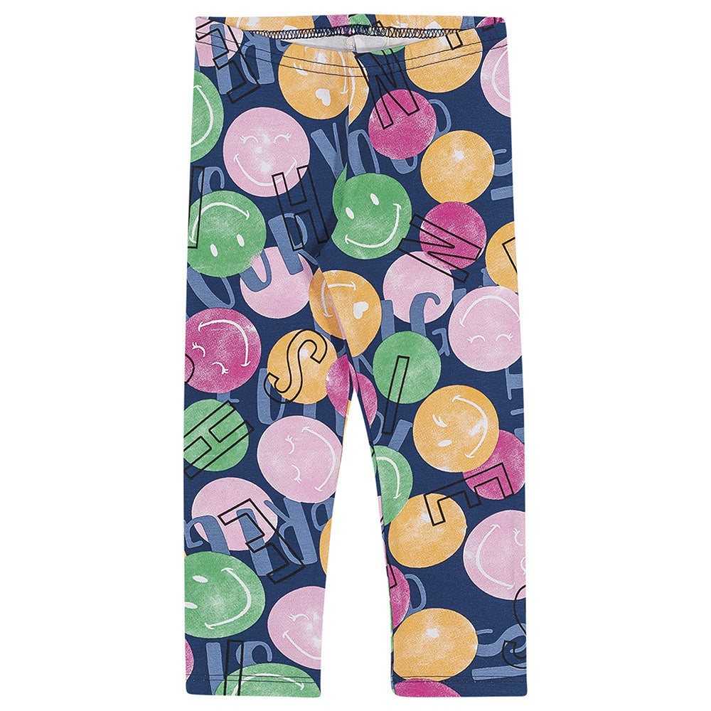 Calça Legging Bebê Infantil Estampada em Cotton Leve - Elian
