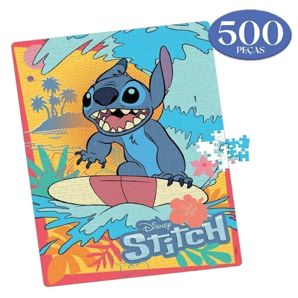 Quebra-Cabeça Disney Stitch 500 Peças - Toyster