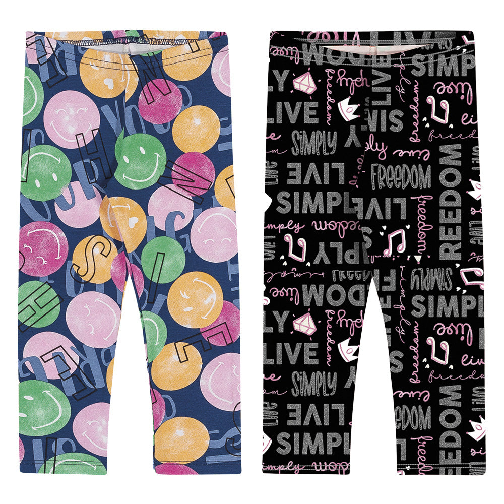 Calça Legging Bebê Infantil Estampada em Cotton Leve - Elian