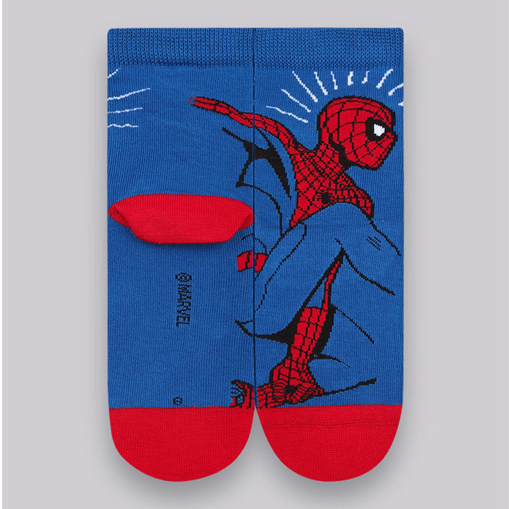 Meia Cano Médio Infantil Menino Marvel Homem-Aranha - Lupo