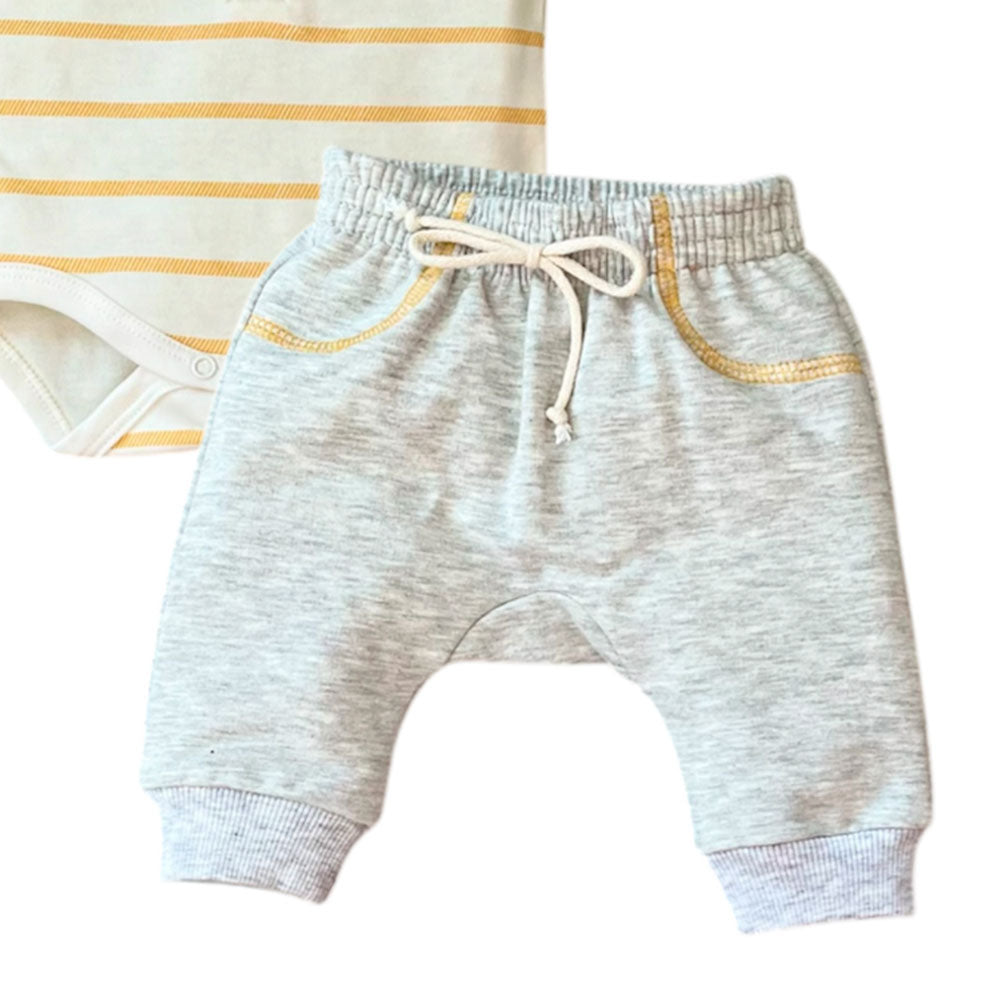 Conjunto Bebê Menino Body e Calça Listrado - Tilly Baby
