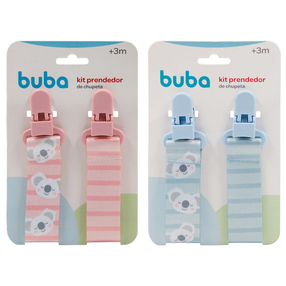 Prendedor de Chupeta Coala Kit 2 Un - Buba