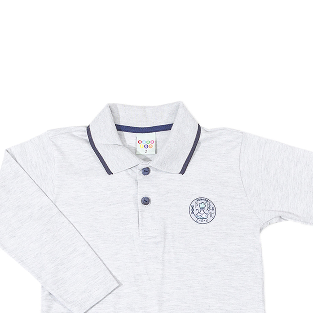 Camisa Polo Infantil Menino Meia Malha Cientista - Have Fun