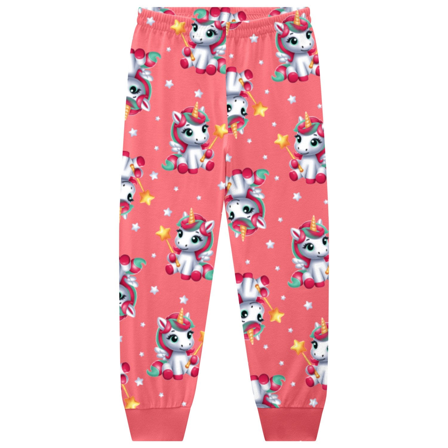 Pijama Moletom Peluciado Brilha no Escuro Unicórnio - Kyly