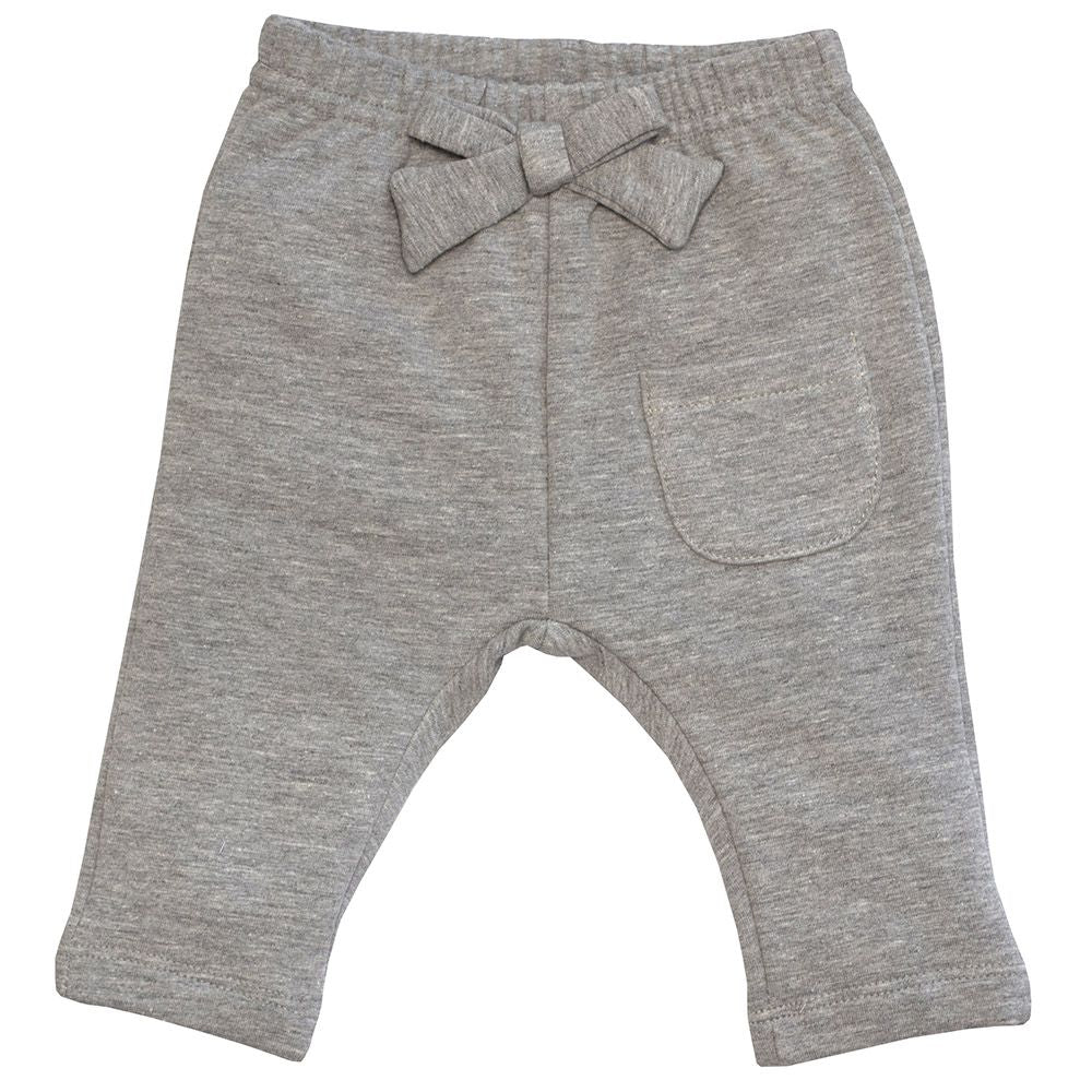 Calça em Moletom Peluciado Com Laço - Tilly Baby