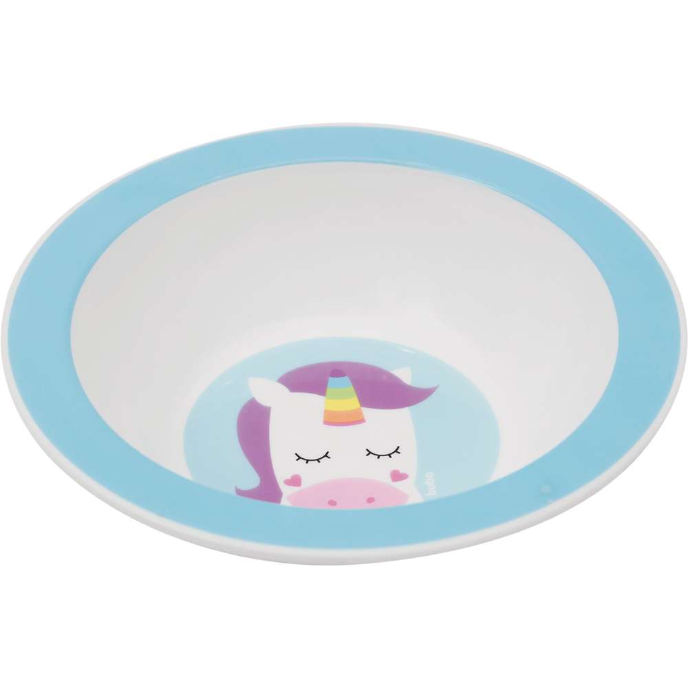 Prato Bebê Infantil Bowl Animal Fun Unicórnio - Buba