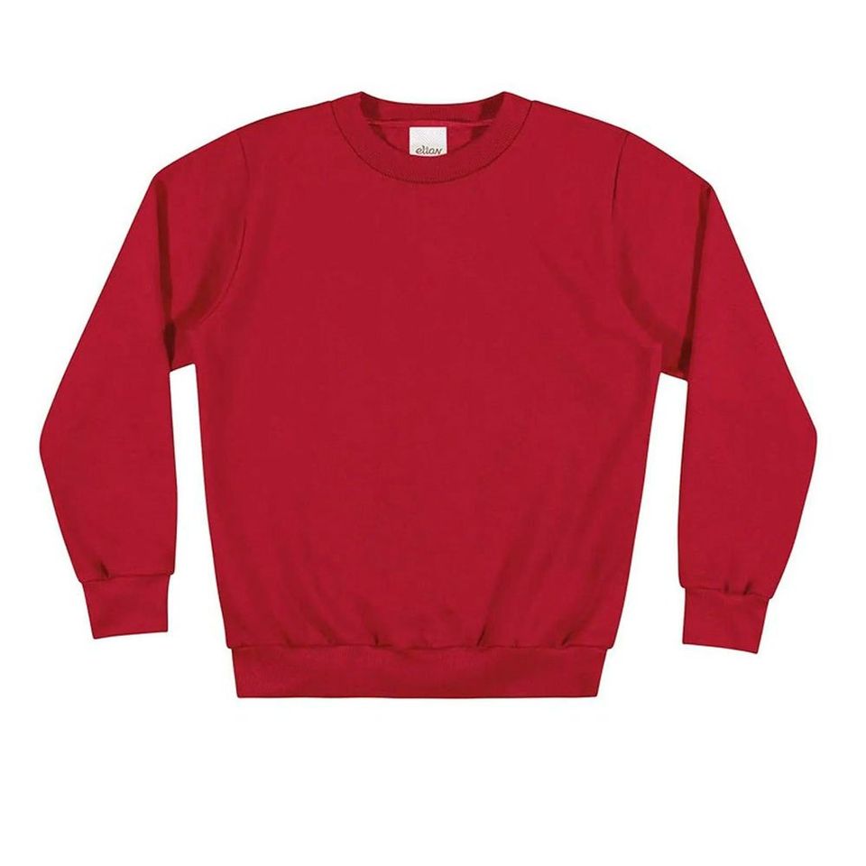 Blusão em Moletom Peluciado Bebê Infantil Liso - Elian