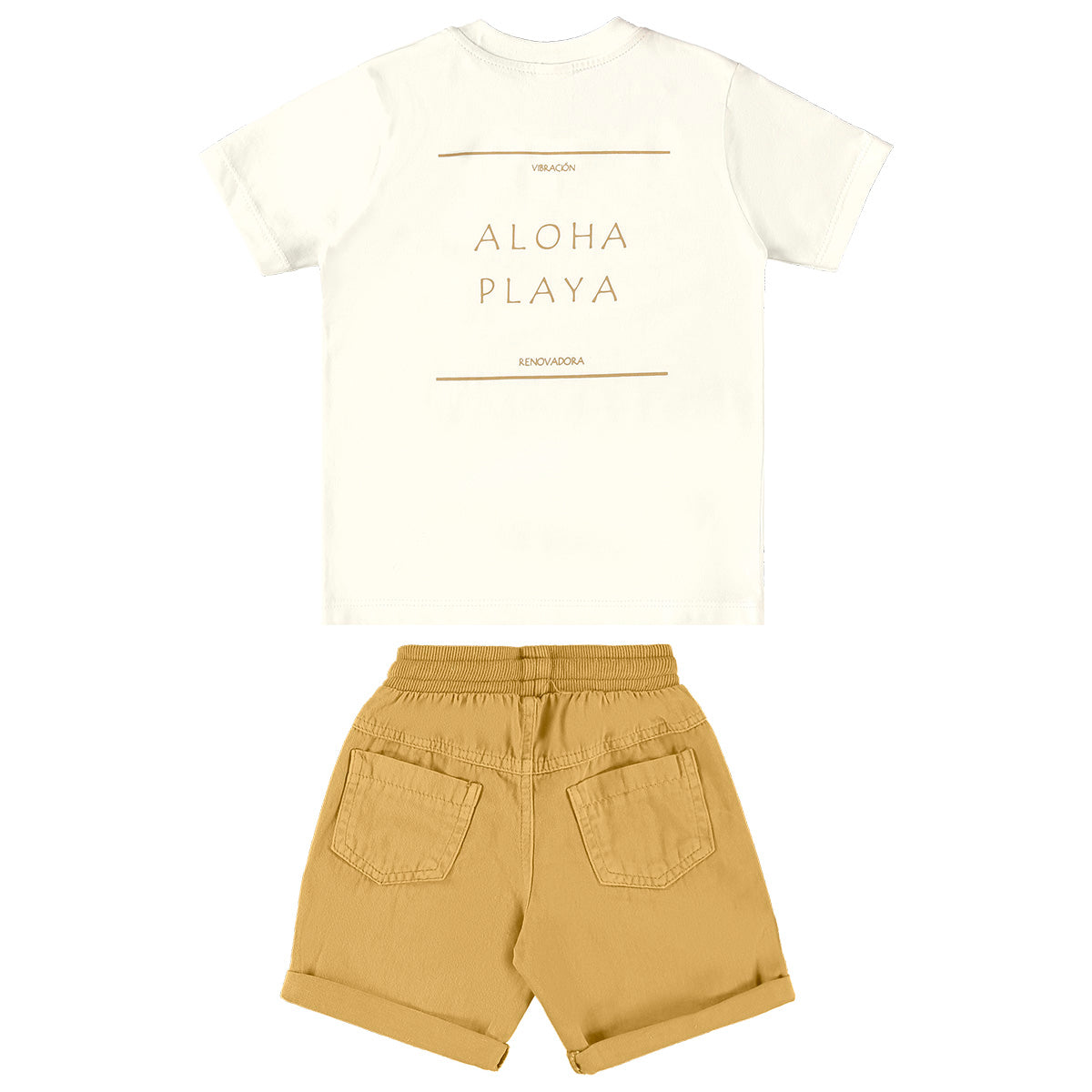 Conjunto Menino Aloha Camiseta e Bermuda Sarja - Have Fun