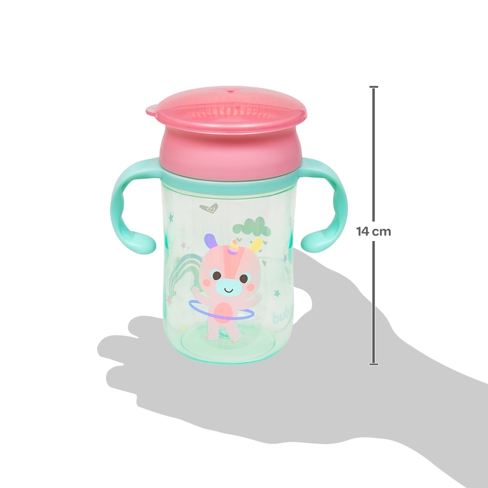 Copo de Transição Antivazamento Bebê 360º Buba Zoo Unicórnio - Buba