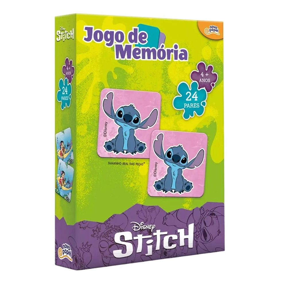 Jogo Da Memória Disney Stitch 24 Pares - Toyster