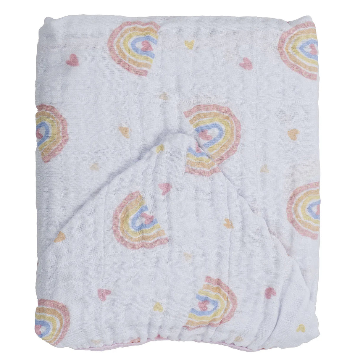 Toalhão de Banho Soft Infantil 1,10 m x 80 cm Arco-íris - Baby Joy