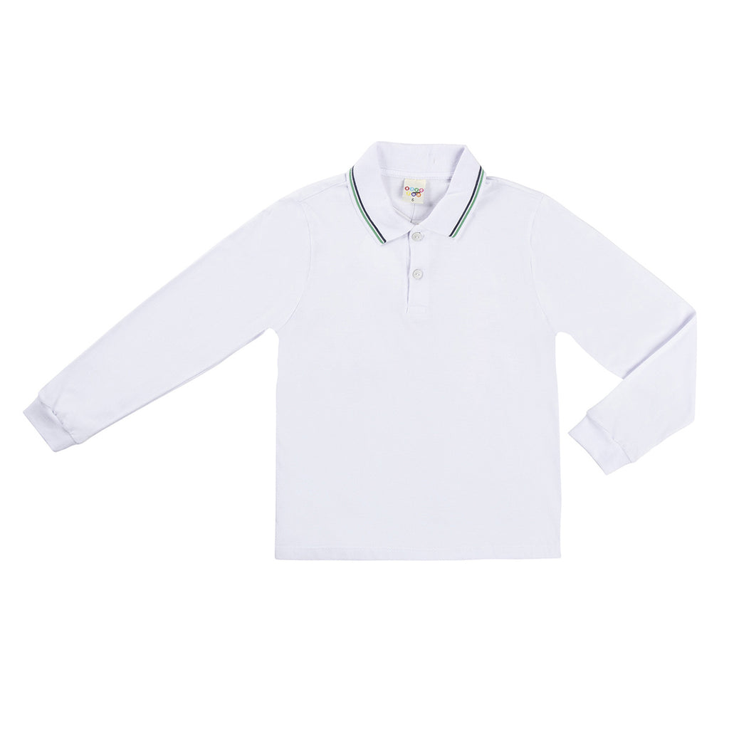 Camisa Polo Infantil Meia Malha Gola Listrada - Have Fun