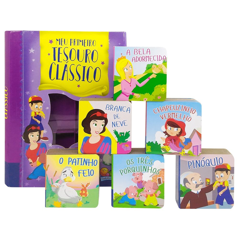 Livros Primeiro Tesouro Clássico Box C/6 Livrinhos - Todolivro