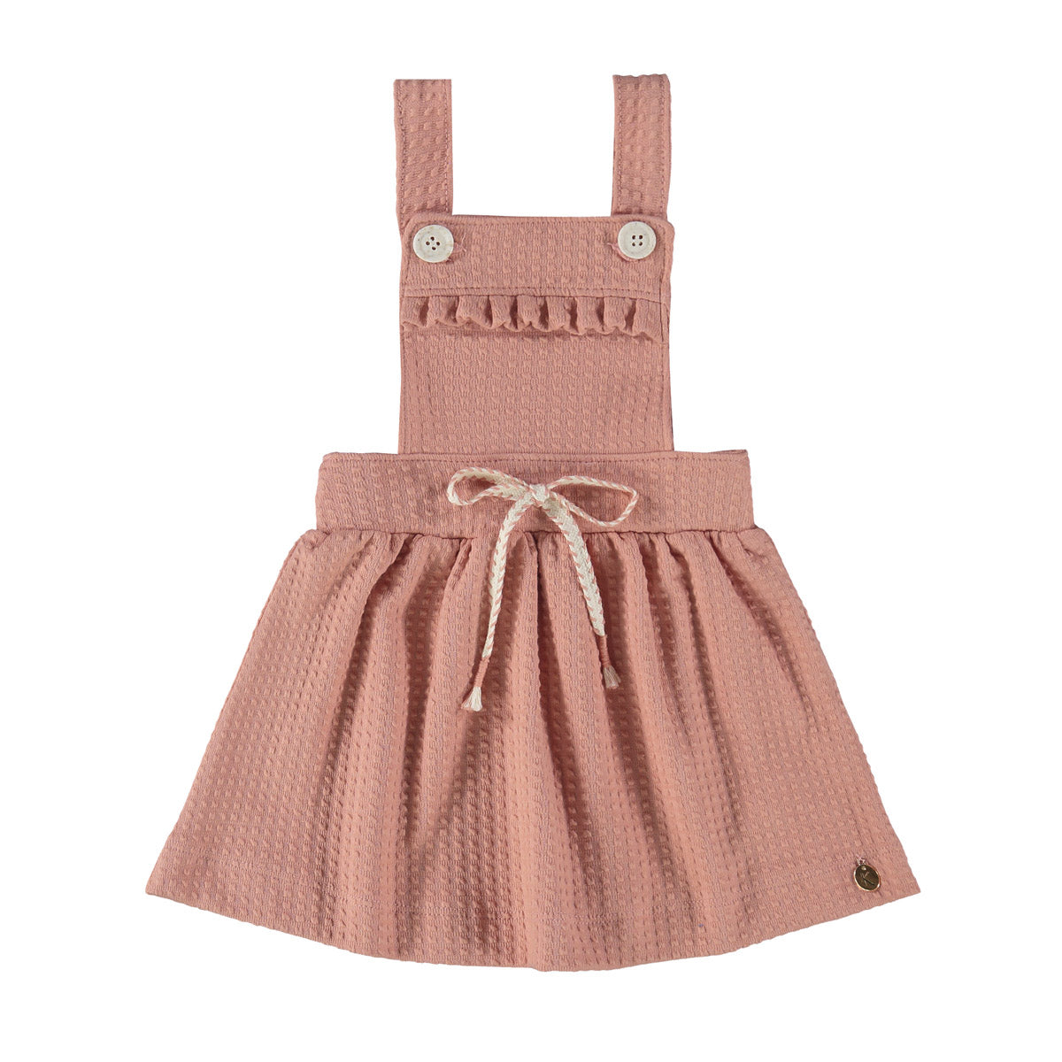 Conjunto Bebê Salopete e Body Jacquard Estampado - Kiki Xodó