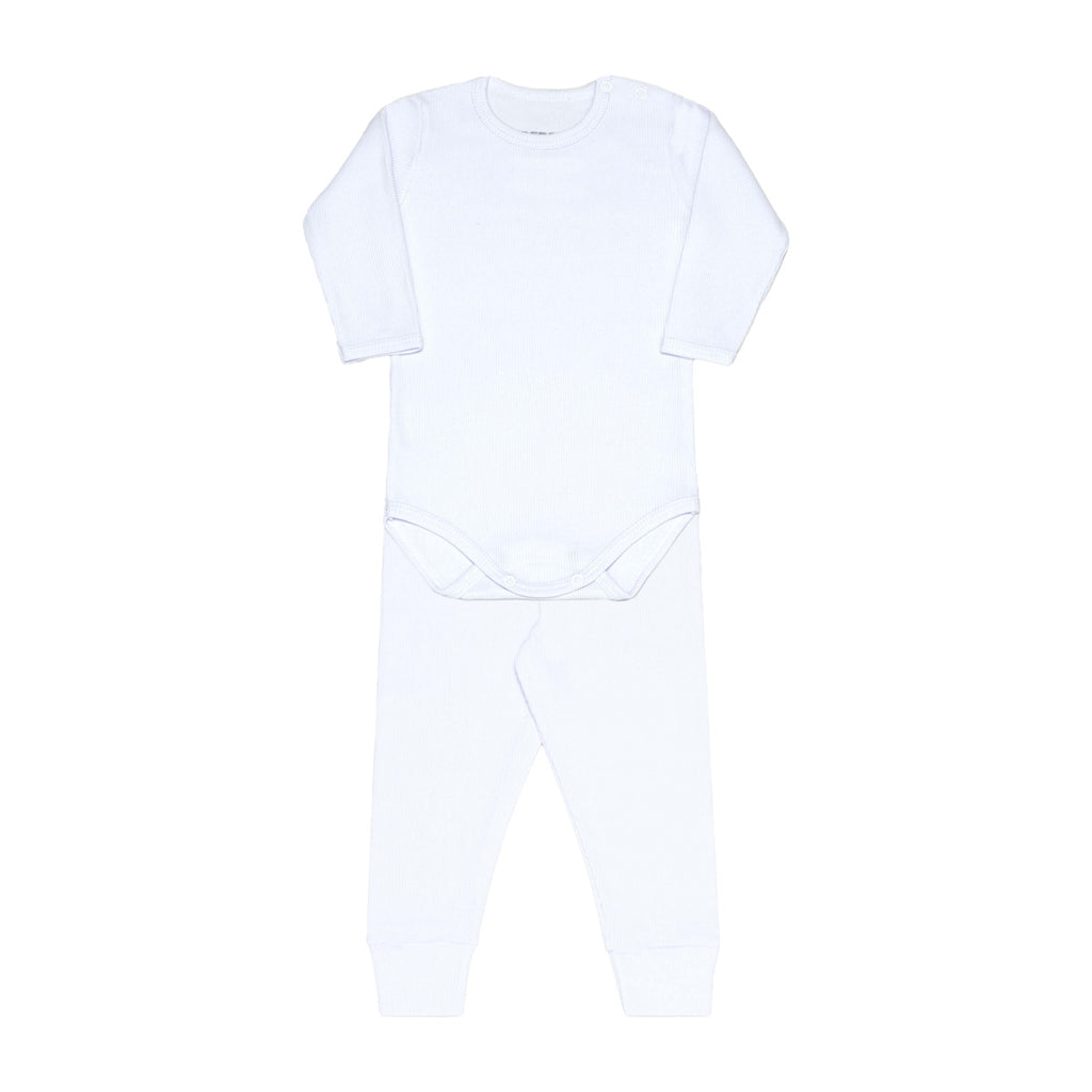 Conjunto Canelado Body e Calça Bebê - Dedeka