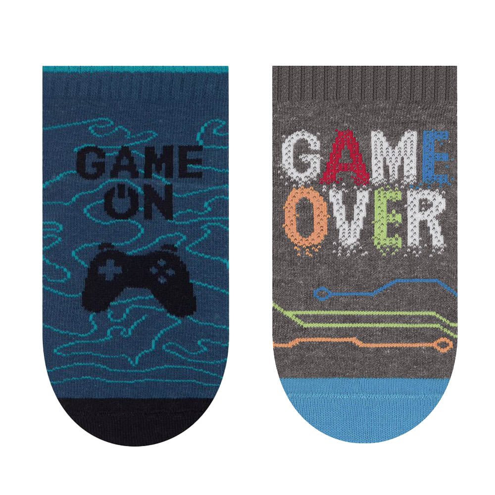 Meia Cano Curto Infantil Menino Estampada - Selene