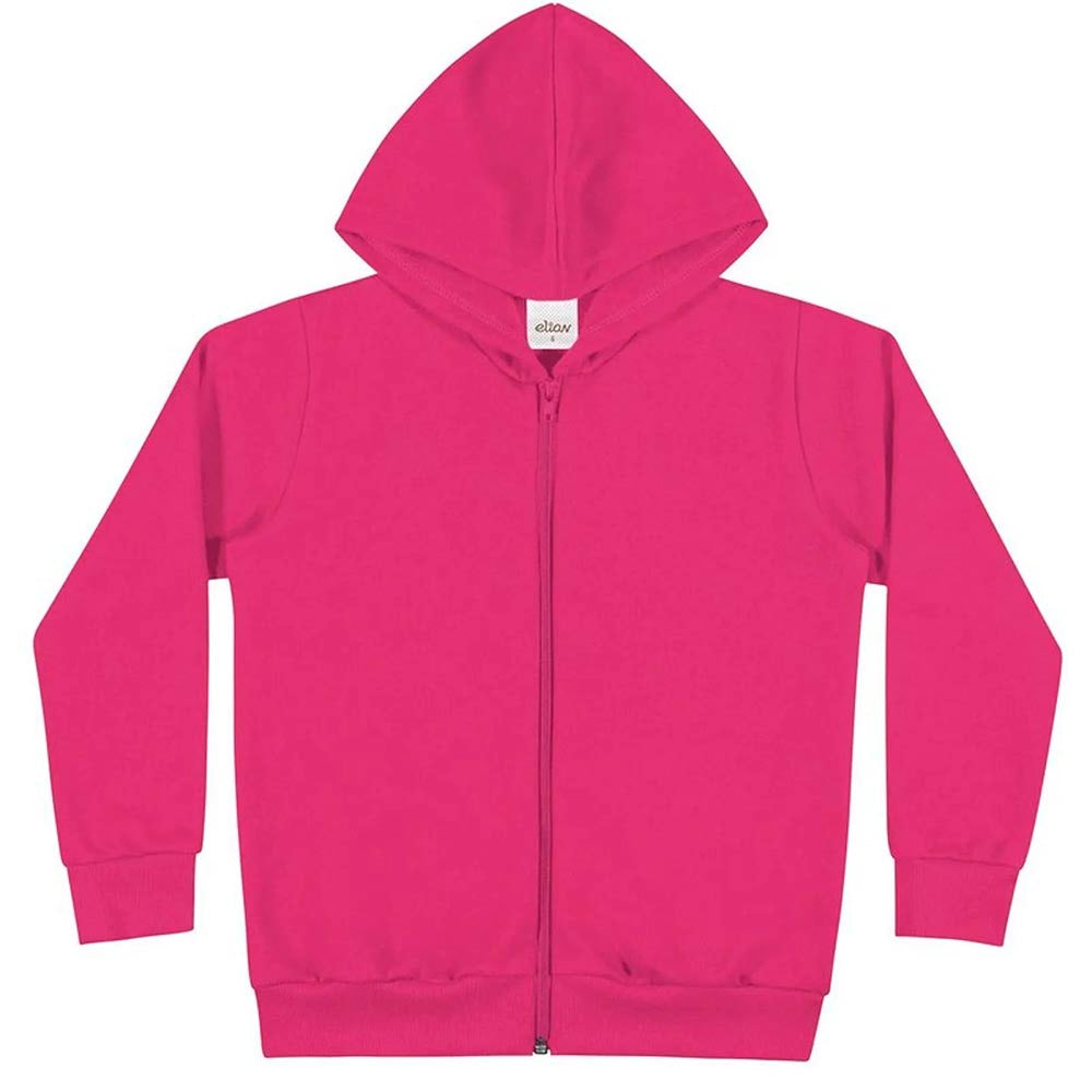 Jaqueta Infantil Lisa em Moletom Peluciado  - Elian