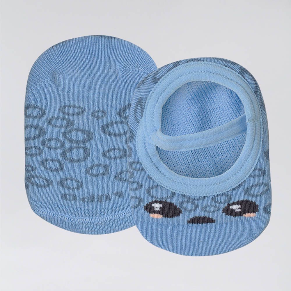 Meia Sapatilha Bebê Menino RN 0-4M Azul - Lupo