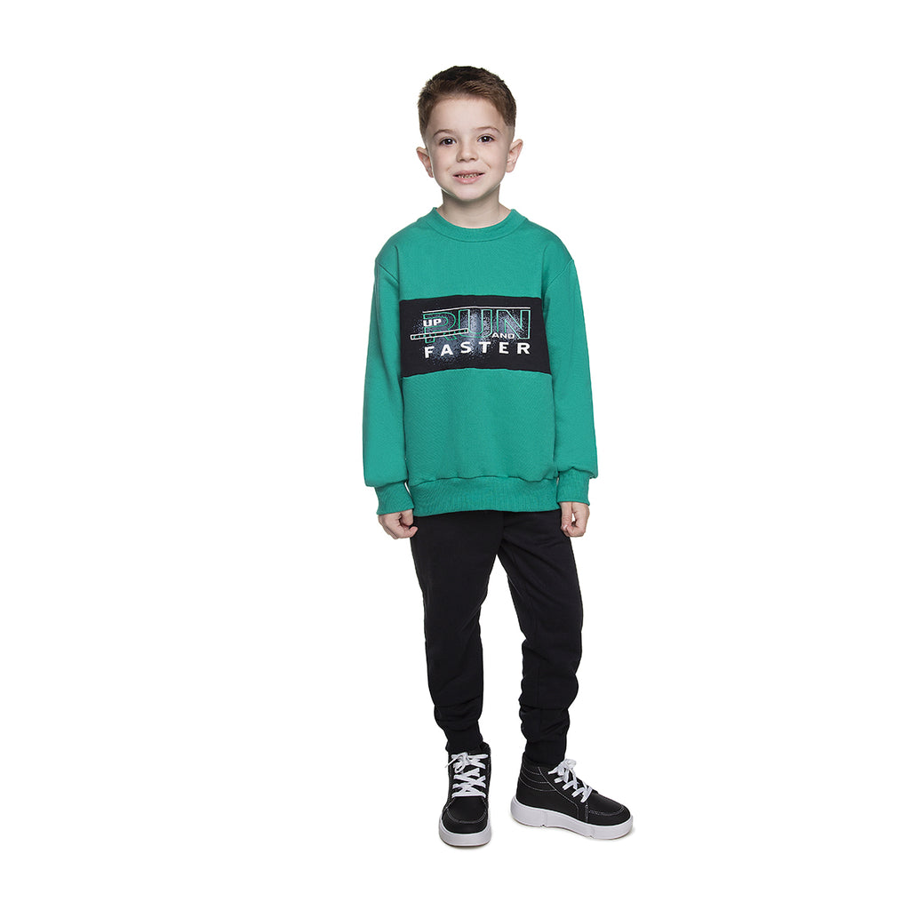 Conjunto Infantil Menino Run Moletom Peluciado - Have Fun