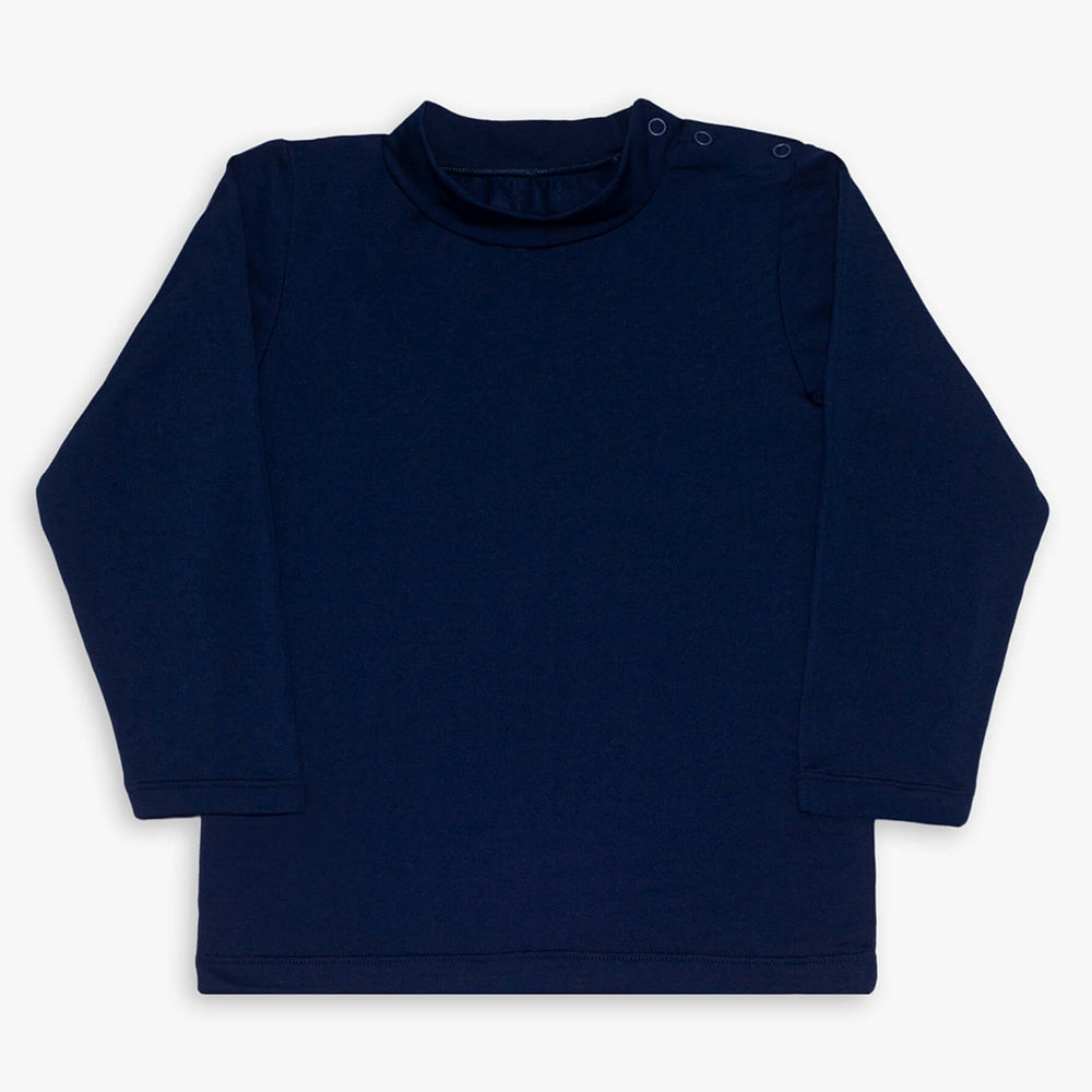 Camiseta Blusa Térmica Gola Alta Para Frio Infantil - Dedeka