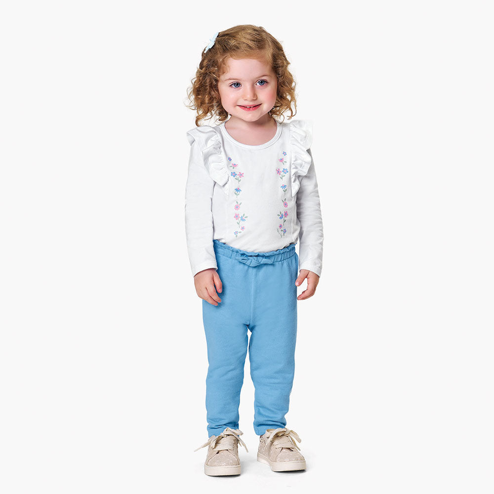 Calça Infantil Menina Molecotton Peluciado - Kiko e Kika
