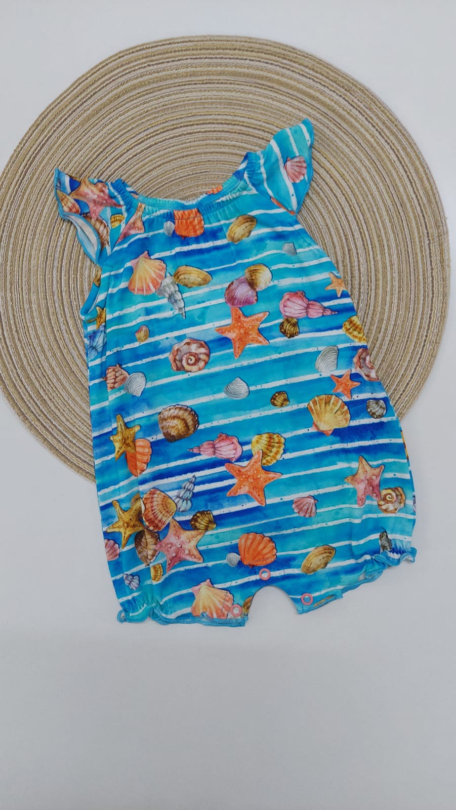 Macaquinho Bebê Menina Conchas - Tilly Baby