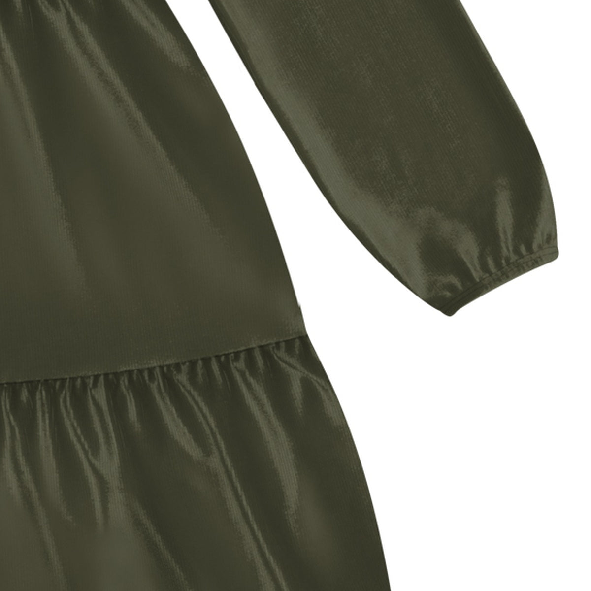 Vestido Infantil em Malha Veludo - Alakazoo