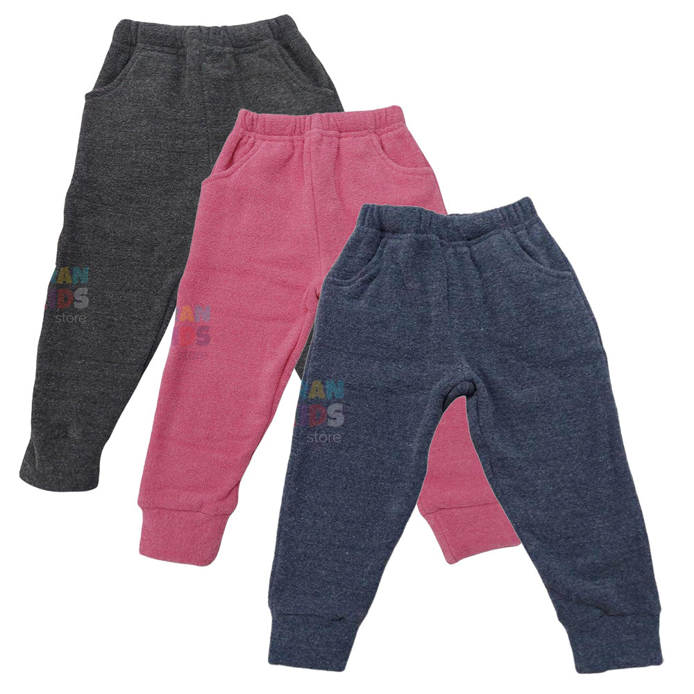 Calça Infantil Grossa de Inverno Soft Glacê - Rosebud