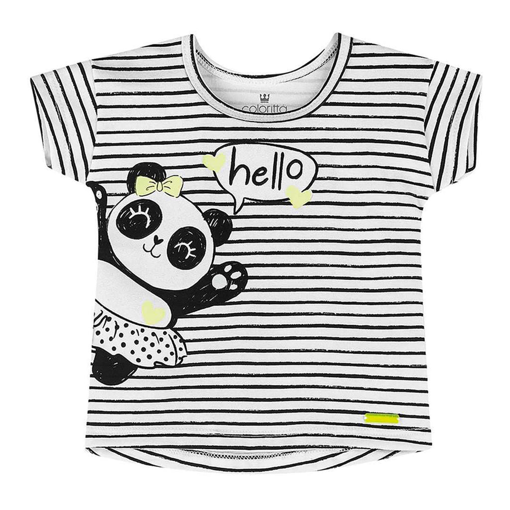 Blusa em Cotton Leve Panda - Colorittá