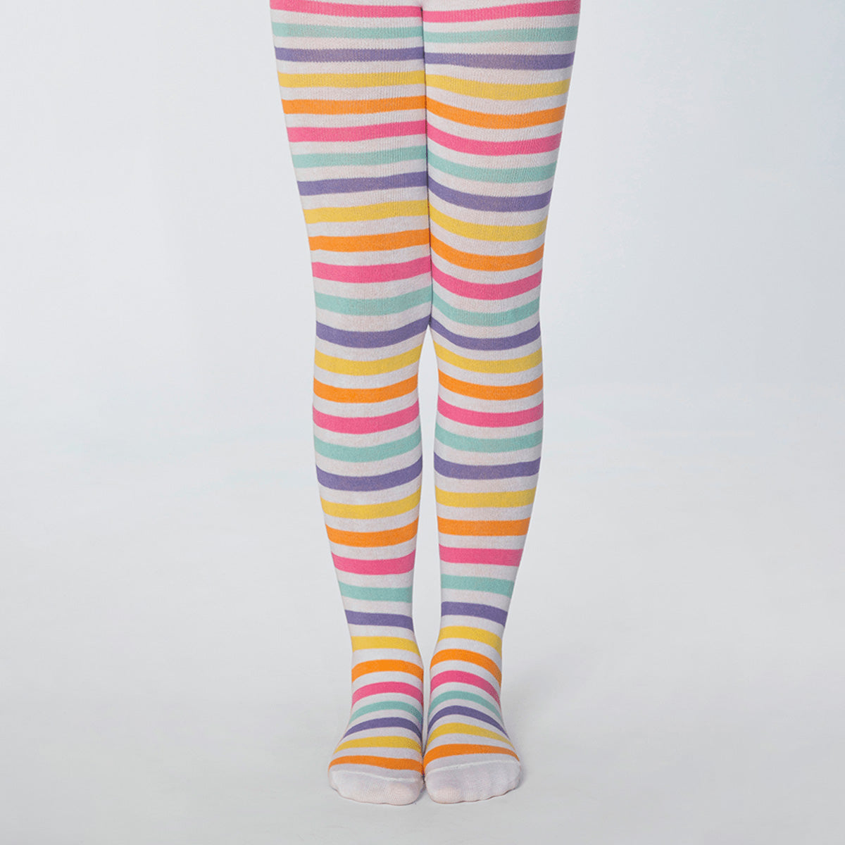 Meia-Calça Lobinha Infantil Algodão e Elastano Listras - Lupo