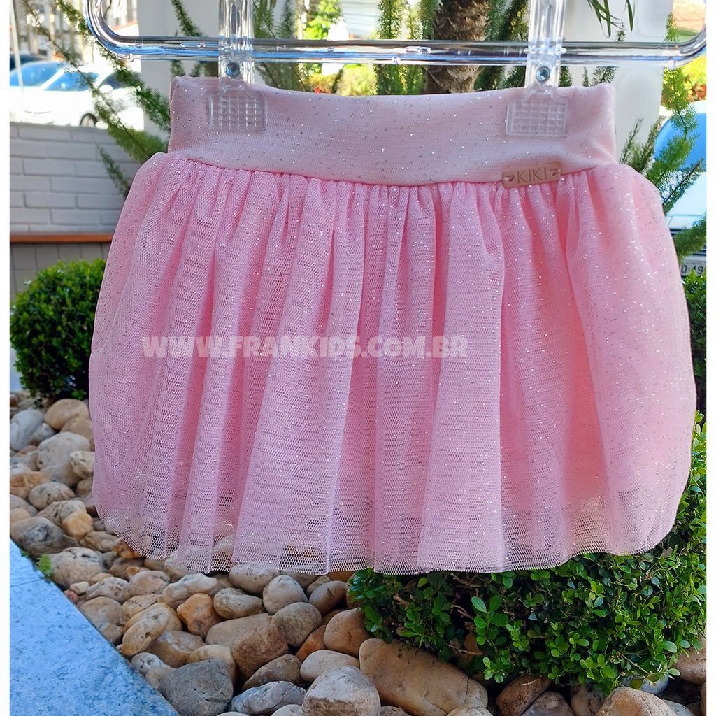Saia em Tule Brilho - Kiki Xodó