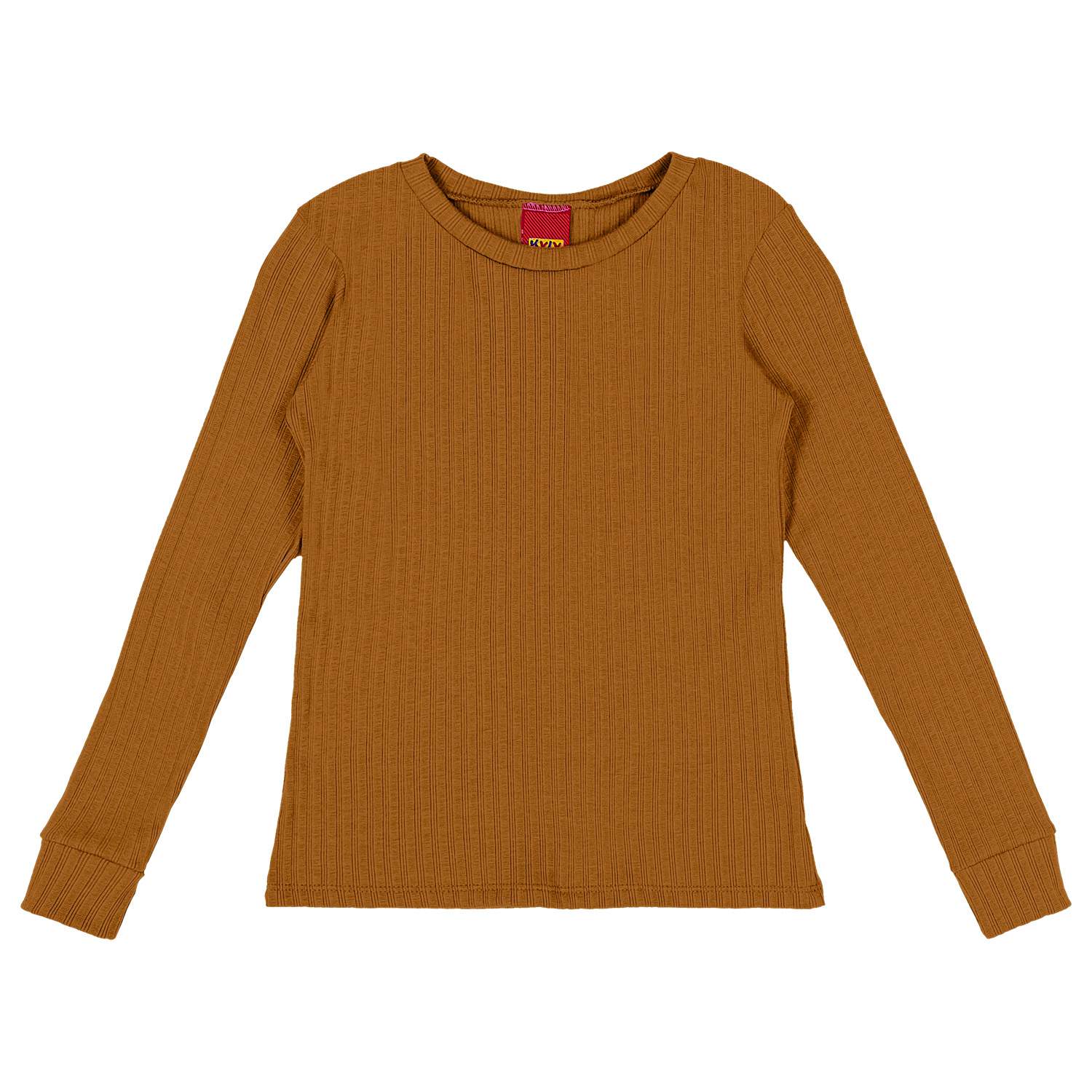 Blusa Infantil Menina em Ribana Canelada Com Elastano - Kyly