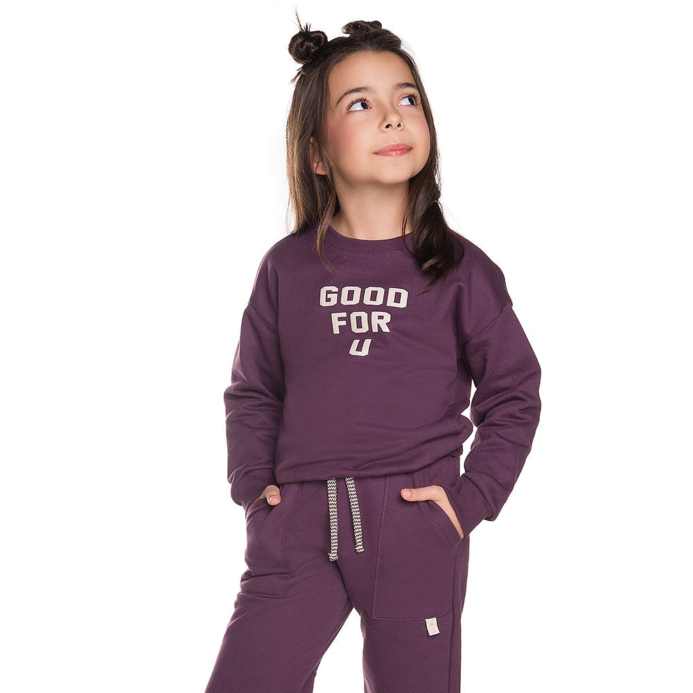 Conjunto Infantil Menina Moletom Peluciado - Have Fun