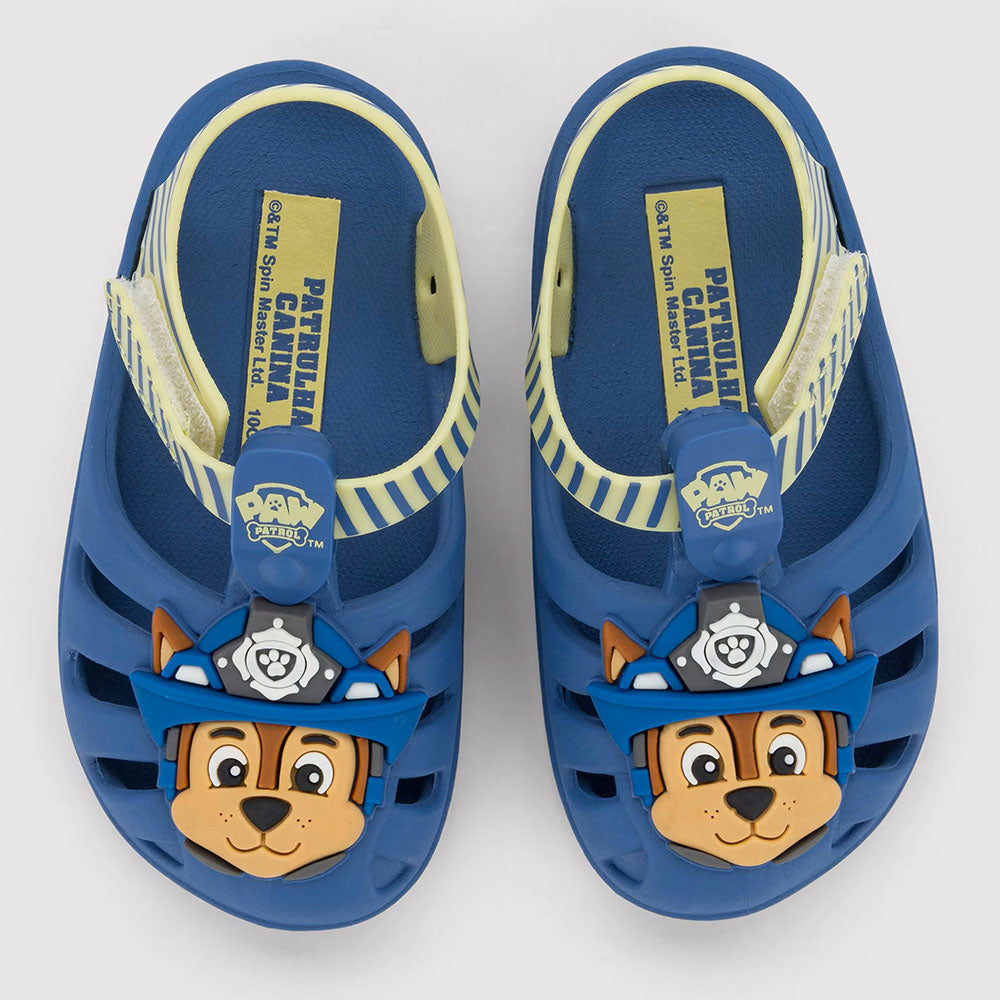 Sandália Babuche Menino Patrulha Canina Chase - Grendene Kids