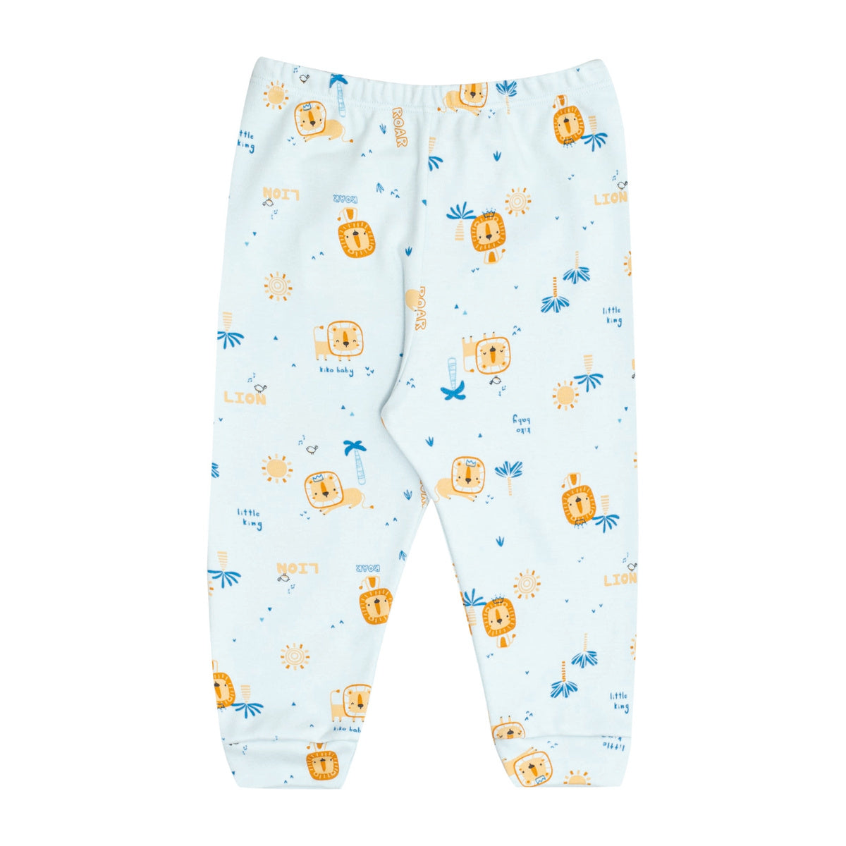 Calça Bebê Menino Suedine Leão Safári - Kiko Baby