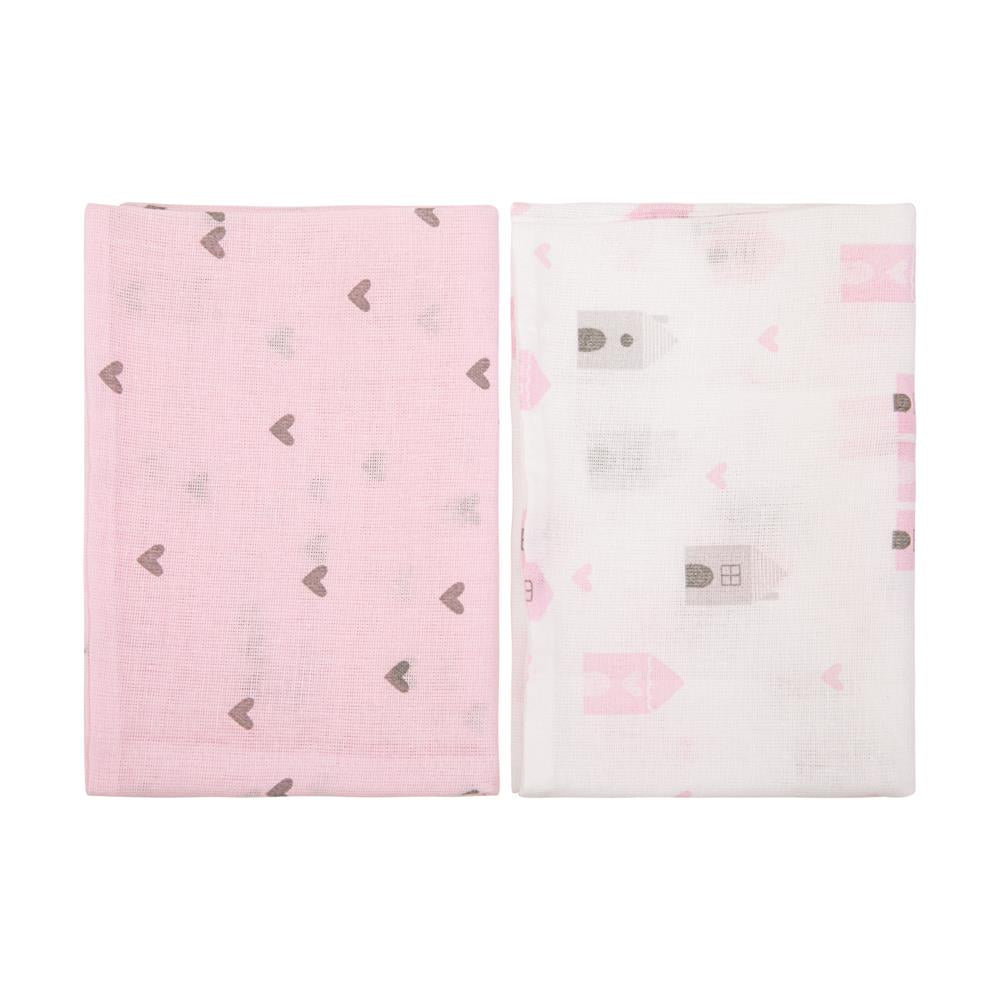 Kit de Fronha Travesseiro C/ Furos 31x22CM Casinha - Papi