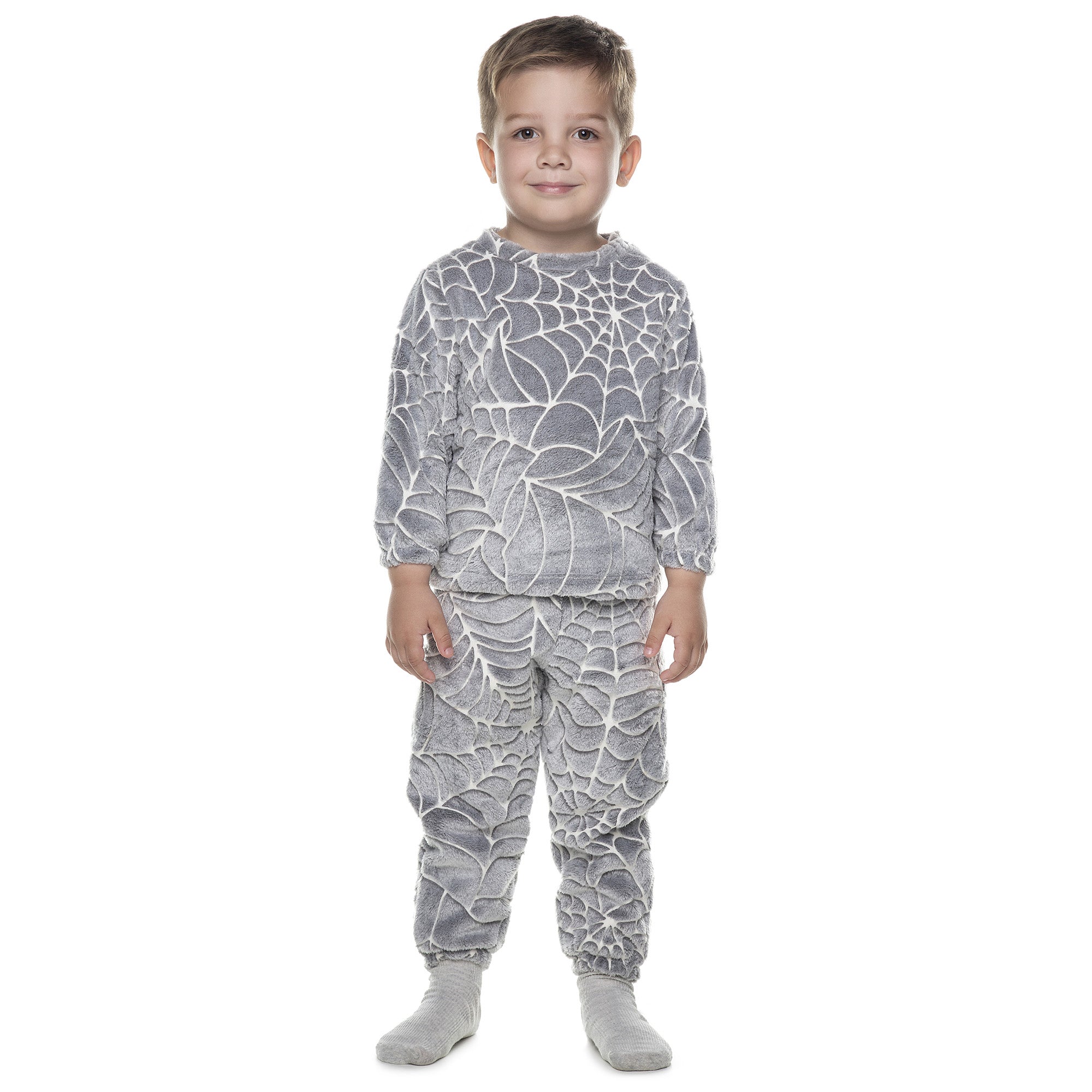 Pijama Infantil Menino em Fleece Brilha no Escuro - Have Fun