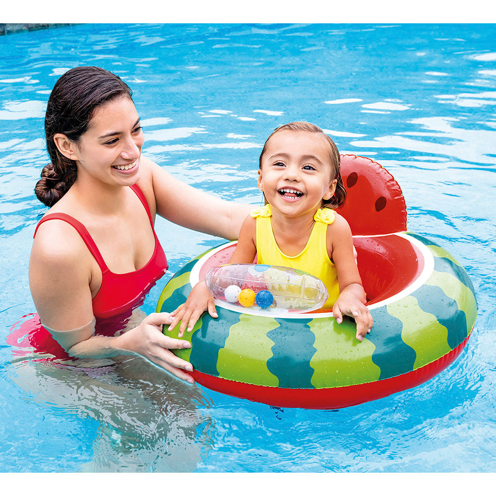 Boia Baby Bote Inflável Melancia (Assento Fralda) - Intex