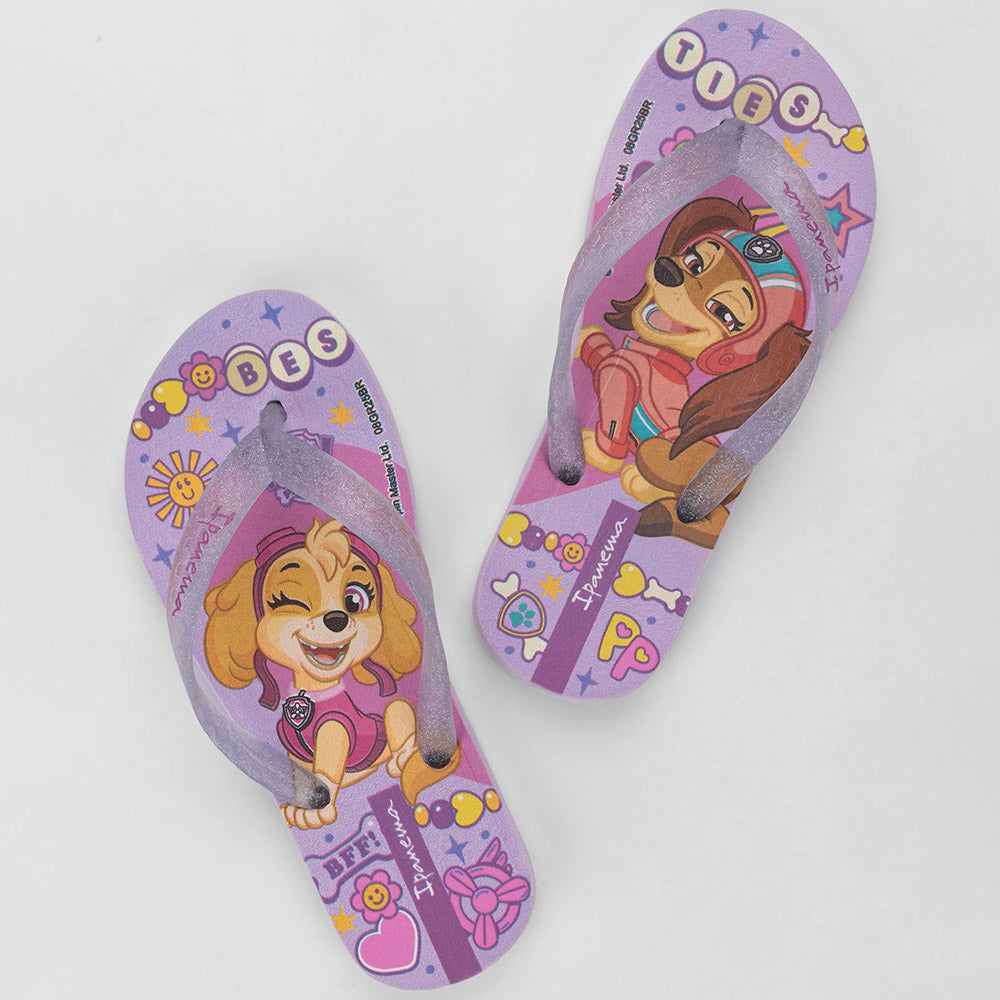 Chinelo de Dedo Infantil Patrulha Canina Skye - Ipanema