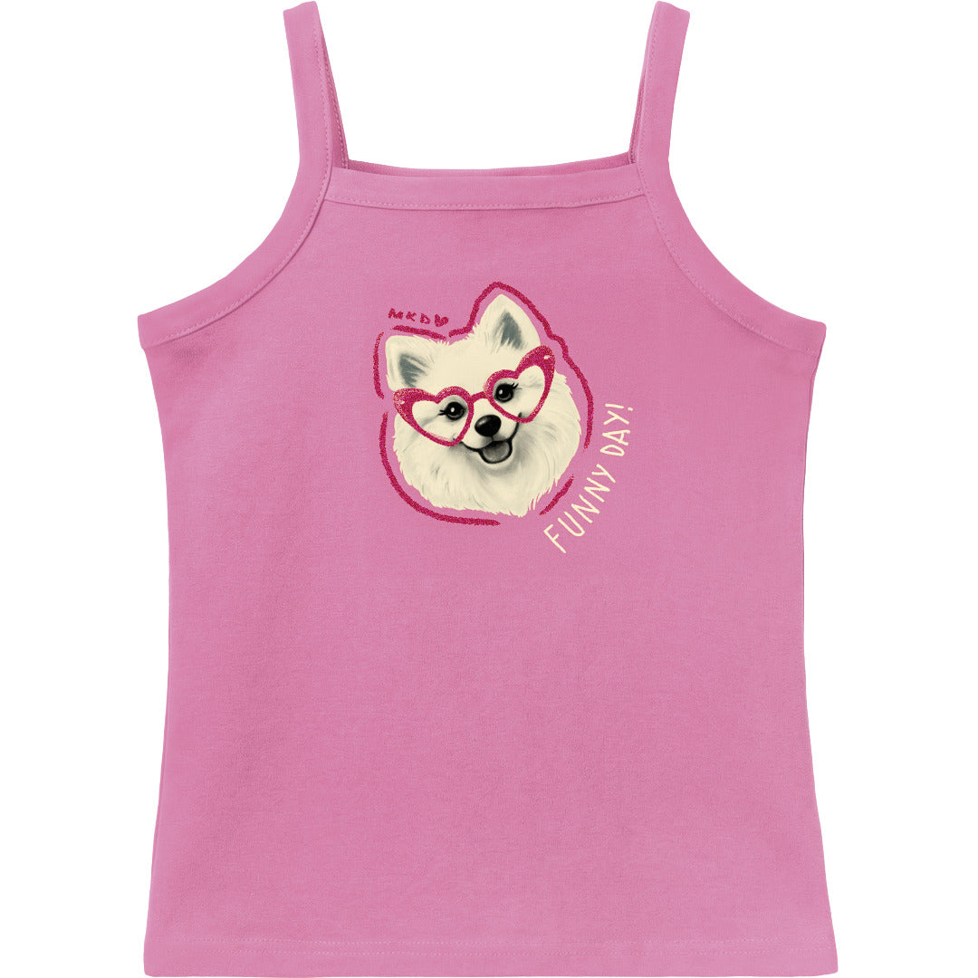 Regata Infantil Menina Alça Média Estampada - Malwee Kids