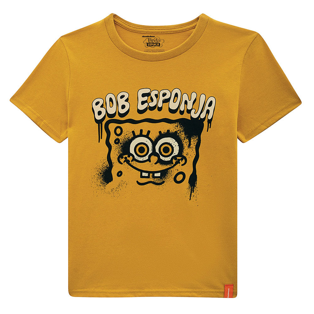 Camiseta Infantil Menino Bob Esponja - Malwee Kids