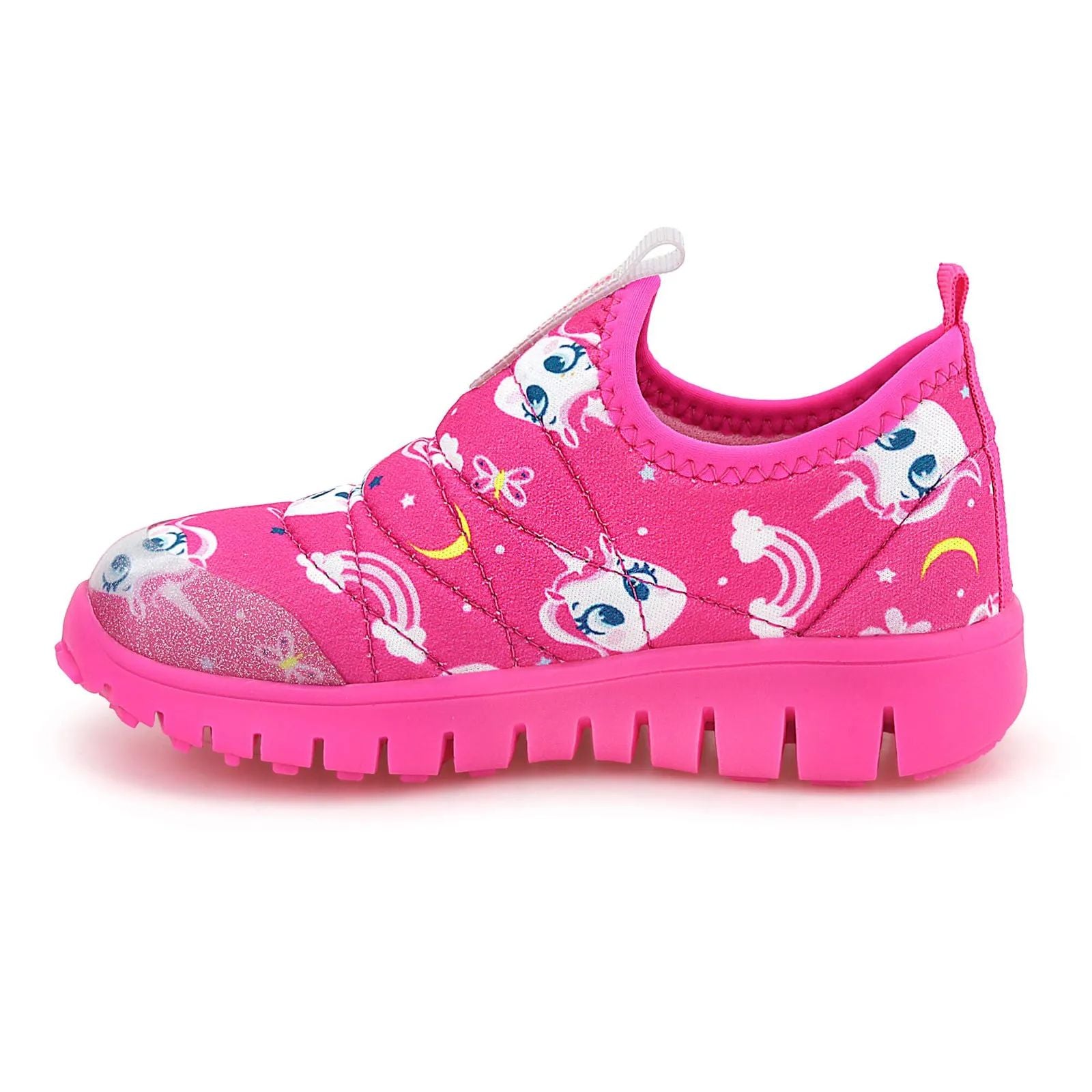 Tênis Infantil Super Flexível Pink Unicórnio - Novopé