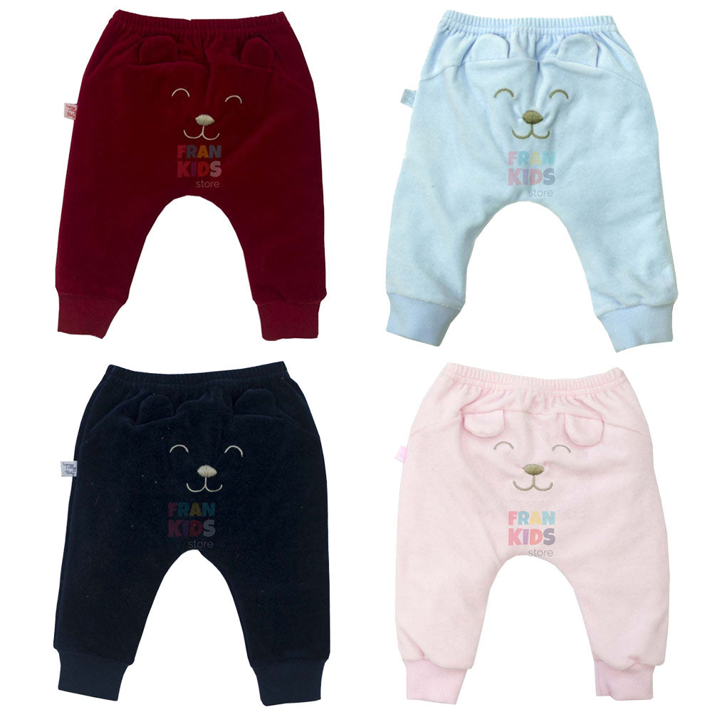Calça em Plush Bebê Urso  - Tilly Baby