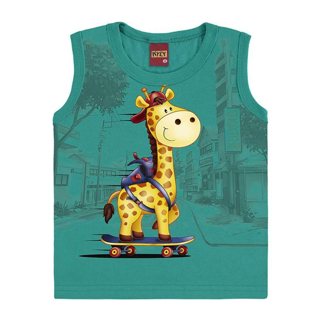 Regata Menino Verde Girafa - Kyly