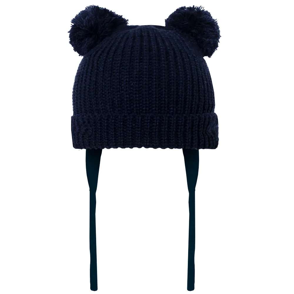 Touca Acrílica Com Pompons e Tapa Orelha - Everly
