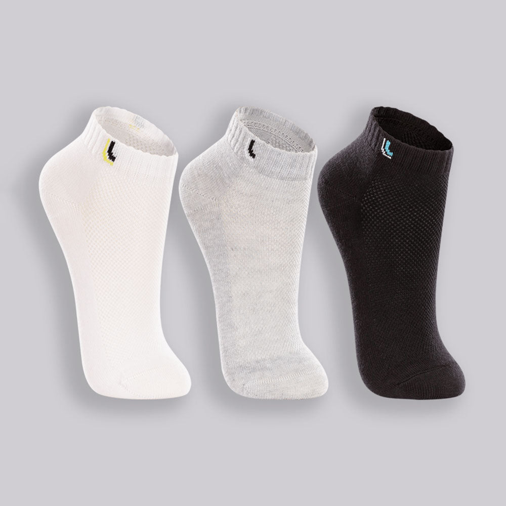 Kit 3 Pares Meia Cano Curto Infantil Sport - Lupo